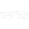 AIN0103OM- 01-03 Aurora, 00-05 LeSabre AWABS, 4w Disc; Intermediate Brake Line Kit; Steel - SSTubes
