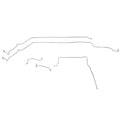 AIN0401OM - 05-06 GTO; Intermediate Brake Line Kit; Steel - SSTubes