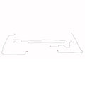 AIN9709OM- 97 Aurora w/ Traction Control, Intermediate Brake Line Kit; Steel - SSTubes