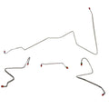 AKT6711OM- 67 Oldsmobile Cutlass w/ Manual Drum; Front Brake Line Kit; Steel - SSTubes