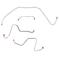 AKT6721OM- 67 Buick Skylark, GS w/ Manual Drum; Front Brake Line Kit; Steel - SSTubes