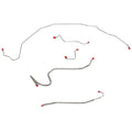 AKT7004OM - 70 Skylark, GS, Cutlass, 442, Lemans, GTO; Front Brake Line Kit; Steel - SSTubes