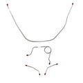 BKT5801OM- 58 Bel Air, Impala Standard Brakes Front Brake Line Kit; Steel - SSTubes