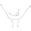 BKT5901OM- 59-61 Bel Air, Impala Standard Brakes Front Brake Line Kit; Steel - SSTubes