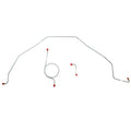 BKT6601OM- 66 Bel Air, Impala Standard Brakes, Front Brake Line Kit; Steel - SSTubes