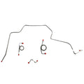 BKT6905OM- 69 Bel Air, Impala Super Sport, Power Drum Brakes, Front Brake Line Kit; Steel - SSTubes