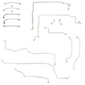 BLH14- 94-95 Mustang GT, ABS, Complete Brake Line & Hose Kit; Stainless - SSTubes