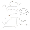 2001-05 Toyota Rav4, 2.0L, 2WD; Complete Brake Line and Hose Kit; Stainless - SSTubes