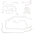 BLH92- 05-06 GTO; Complete Brake Line & Hose Kit; Stainless - SSTubes