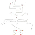 CBF0010SS- 96-99 LeSabre, Bonneville, 88, Regency, Non Traction Control; Complete Brake & Fuel Line Kit; Stainless - SSTubes