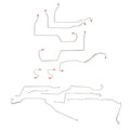 CBK0008OM- 96-99 Lesabre, Bonneville, 88, Regency, Non Traction Control; Complete Brake Line Kit; Steel - SSTubes