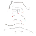 CBK0011OM- 98-05 Blazer/Jimmy; ZR2; Complete Brake Line Kit; Steel - SSTubes