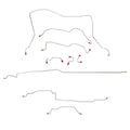 CBK0021OM- 95-97 Dodge Ram 1500, 4wd, RWABS, Reg Cab/Short Bed Brake Line Kit; Steel - SSTubes