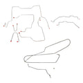 CBK0028OM - 95-00 Chevy/GMC K2500/K3500, Reg Cab/Long Bed; Complete Brake Line Kit; Steel - SSTubes