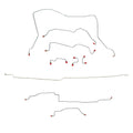 CBK0042OM- 95-97 Dodge Ram 1500, 4wd, RWABS, Quad Cab/Long Bed; Complete Brake Line Kit; Steel - SSTubes