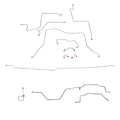 CBK0044OM - 95-97 Dodge Ram 2500, 4wd, AWABS, Quad Cab/Long Bed, Manual; Brake Line Kit; Steel - SSTubes