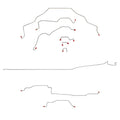 CBK0079OM- Dodge 95-97 Ram 1500 2wd, RWABS, Reg Cab/Long Bed; Complete Brake Line Kit; Steel - SSTubes