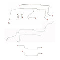 CBK0081OM- 87-93 Ford Mustang V8 w/o Sub Frame Connectors; Complete Brake Line; Steel - SSTubes