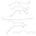 98-01 Ford Explorer, 5.0L; Complete Brake Line Kit; Steel - SSTubes