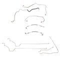CBK0109OM- 00-07 Monte Carlo, 4WABS; Complete Brake Line Kit; Steel - SSTubes