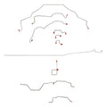 CBK0112OM - 95-97 Dodge Ram 3500, 2wd, RWABS, Reg Cab/Long Bed; Complete Brake Line Kit; Steel - SSTubes