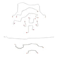 CBK0113OM- 98-01 Dodge Ram 3500, 4wd, RWABS, Ext Cab/Long Bed; Complete Dually Brake Line Kit; Steel - SSTubes