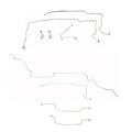 CBK0119OM - 87-93 Ford Mustang, w/ Complete Subframe Connectors; Complete Brake Line Kit; Steel - SSTubes