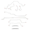 CBK0122OM- 01-03 FORD F-150 SVT Lightning; Complete Brake Line Kit; Steel - SSTubes