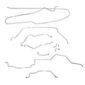 CBK0132OM- 94-97 Ram 1500, 2 WD, Rear ABS, Quad Cab, Long Bed Brake Line Kit; Steel - SSTubes