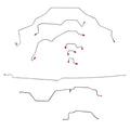 CBK0139OM- 95-97 RAM 3500, 2WD, REAR ABS, EXT CAB, LONG BED BRAKE LINE KIT - SSTubes