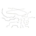 98-01 Ram 3500 Dually 2WD AWABS Complete Brake Line Kit Steel - SSTubes