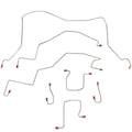 CBK0154OM- 95-02 Ram 3500 4wd RWABS Dually Cab & Chassis 138" wb Complete Brake Line Kit; Steel - SSTubes