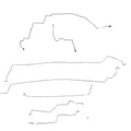 01-06 Santa Fe; Non-ABS Complete Brake Line Kit; Steel - SSTubes