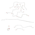 CBK0166OM - 98-01 Ram 2500 Auto 4 WD All ABS Ext Cab/Short Bed; Brake Line Kit; Steel - SSTubes
