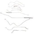 56 Thunderbird, Standard Brakes, Brake Line Set; Steel - SSTubes