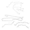 95-00 C2500 / C3500, Ext Cab, Short Bed Brake Line Kit; Steel - SSTubes