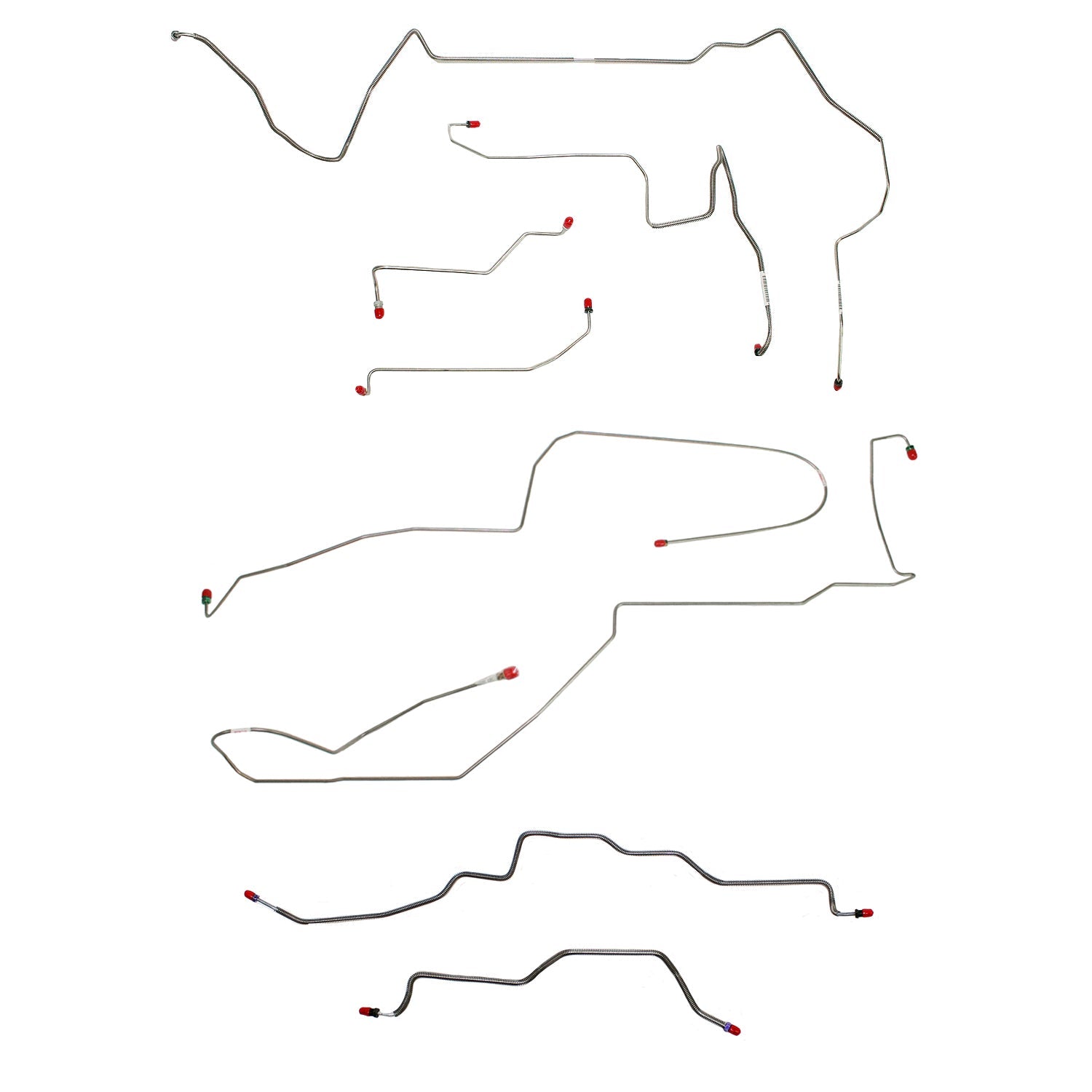 CBK0188OM - 98-02 Camaro/Trans Am, No Traction; Complete Brake Line Kit; Steel - SSTubes