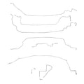 CBK0223OM - 86-87 Corvette C4; Complete Brake Line Kit; Steel - SSTubes