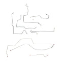 97-99 Malibu, Olds Alero, With ABS; Complete brake line kit. Steel - SSTubes
