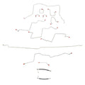 CBK0232OM- 01-02 Ram 2500 4wd, Automatic Trans, AWABS, Ext Cab/Long Bed; Complete Brake Line; Steel - SSTubes