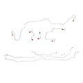 2005-09 Chevy Equinox, 4WD, All-Wheel ABS, Complete Brake Line Kit, Steel - SSTubes