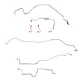 CBK0247OM - 84-85 Camaro; 5.0L/8 cyl, non-Borg Warner HD Axle; Complete Brake Line Kit; Steel - SSTubes