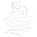 95-97 Camaro, Traction Control; Complete Brake Line Kit; Steel - SSTubes