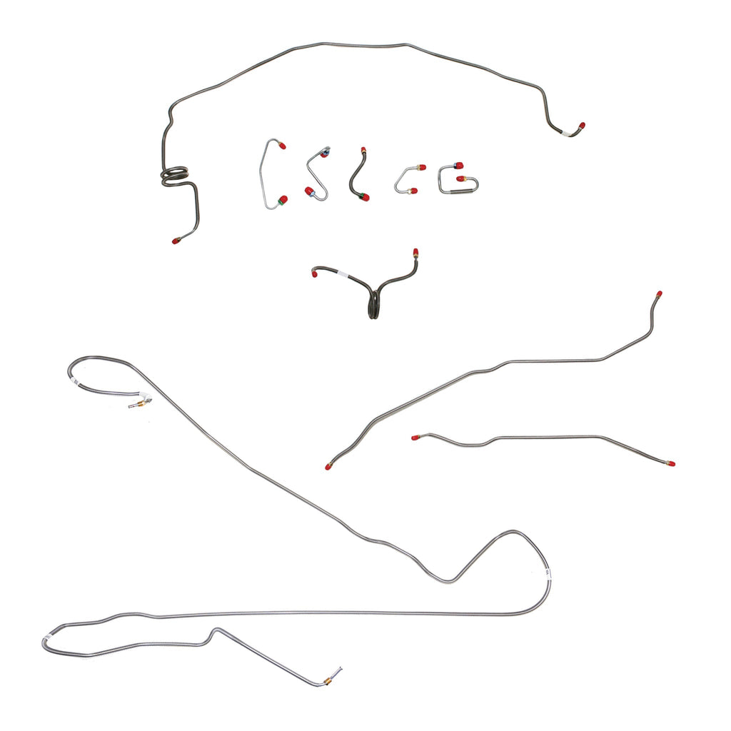 70 Camaro, Power Disc, Armored Prop Line; Complete Brake Line Kit; Steel - SSTubes