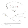 70 Camaro, Power Disc, Armored Prop Line; Complete Brake Line Kit; Steel - SSTubes