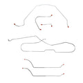 CBK0260SS- 64 Chevy Malibu Hardtop with Manual Drum Brakes, Complete Brake Line Kit; Stainless - SSTubes