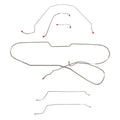 CBK0269SS- 66 Chevy Malibu Hardtop with Power Drum Brakes, Complete Brake Line Kit; Stainless - SSTubes