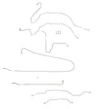 CBK0366SS- 63-66 Chevy C10 Short Bed, Power Disc Brake Line Conversion Kit; Stainless - SSTubes