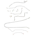 CBK0368SS- 67-70 Chevy C10 Short Bed, Coil Spring Suspension, Power Disc Brake Line Conversion Kit; Stainless - SSTubes