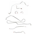 1968 Chevy II (Nova) w/ Power Drum, Multi-Leaf Rear Spring; Complete Brake Line Kit; Stainless - SSTubes